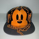 Disney Accessories | Disney Parks Dj Mickey Mouse In Headphones Hat Ball Cap Big Logo Adult Size | Color: Gray/Orange | Size: Os