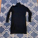 Lululemon Athletica Dresses | Lululemon Turtleneck Dress | Color: Black | Size: 4