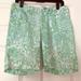 Lilly Pulitzer Shorts | Lilly Pulitzer Avenue Women’s Shorts | Color: Green/White | Size: 6