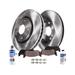 1999-2003 Acura TL Front Brake Pad and Rotor Kit - Detroit Axle