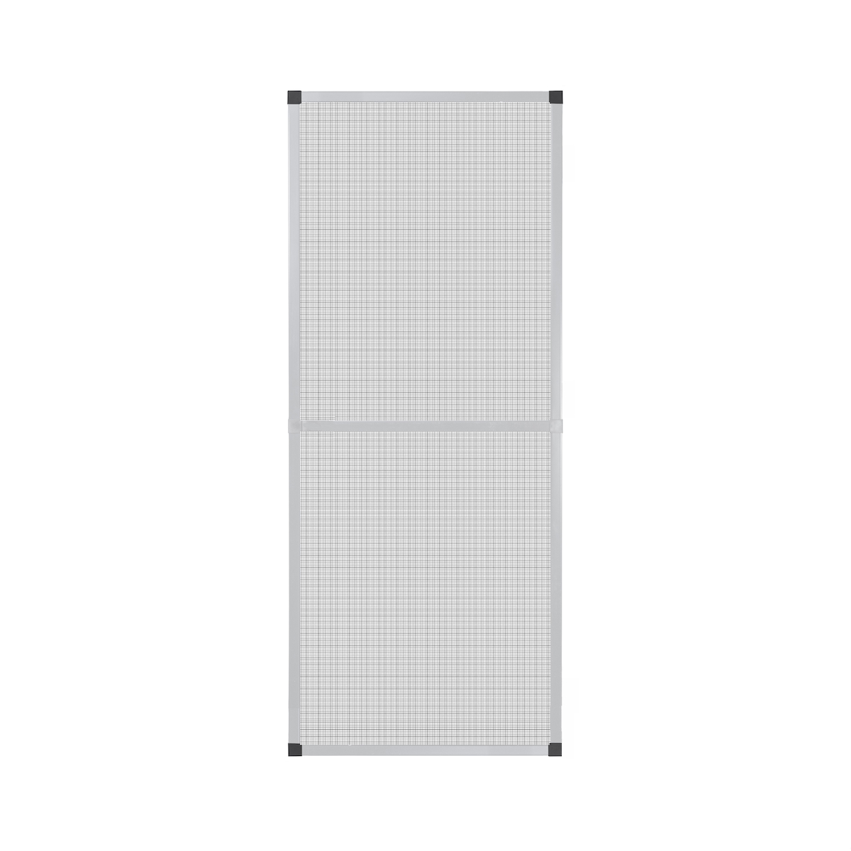 APANA Fliegengitter Insektenschutz Fenster Alu Rahmen Bausatz 130 x 240 cm weiß - auf Maß geschnitten Image