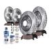 2011-2015 Lincoln MKX Front and Rear Brake Pad and Rotor Kit - Detroit Axle