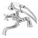 Kingston Brass Kingston Deck Mounted Clawfoot Tub Filler with Built-In