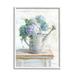 Stupell Industries Blue Hydrangeas In Watering Can Soft Floral Painting Super Oversized Stretched Canvas Wall Art By Danhui Nai in Brown | Wayfair