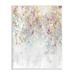 Stupell Industries Modern Cascading Pink Flowers Abstract Painting Confetti Florals by - Painting Wood in Brown | 15 H x 10 W x 0.5 D in | Wayfair