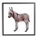 Stupell Industries Baby Donkey Watercolor Children's Nursery Animal by Fox Hollow Studios - Painting Wood in Brown | 12 H x 12 W x 1.5 D in | Wayfair