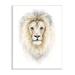 Stupell Industries Lion Mane Watercolor Kids' Nursery Safari Animal by Fox Hollow Studios - Painting Wood in Brown | 15 H x 10 W x 0.5 D in | Wayfair