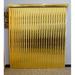 Symple Stuff Mirror Cordless Room Darkening Gold Vertical Blind Synthetic Fabrics | 72 H x 68 W x 3.5 D in | Wayfair