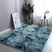 Blue 118.11 x 78.74 x 1.52 in Area Rug - Everly Quinn Lily-Beau Shag Indoor Area Rug Polyester | 118.11 H x 78.74 W x 1.52 D in | Wayfair