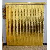Symple Stuff Mirror Cordless Room Darkening Gold Vertical Blind Synthetic Fabrics | 72 H x 48 W x 3.5 D in | Wayfair