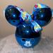 Disney Accents | Disney Metallic Blue Mickey Mouse Balloon Popcorn Bucket | Color: Blue | Size: Os