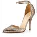 Kate Spade Shoes | Kate Spade Liliana Metallic Snake-Print Pump | Color: Gold/Silver | Size: 7