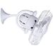 Atlas Fan Company Kaye Oscillating Wall/Ceiling Fan - Body Finish: Gloss White - Blade Color: Gloss White - KC-WH