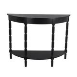 Ophelia & Co. Branham 42" Solid Wood Console Table Wood in Black | 31 H x 42 W x 16 D in | Wayfair 1A895CF561D841FEAFF9F6B92DB3939A