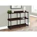 Latitude Run® Accent Table Console Entryway Narrow Sofa Living Room Bedroom Metal Wood in Black | 34 H x 47 W x 12 D in | Wayfair