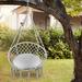 Dakota Fields Brier Chair Hammock Cotton in White, Size 50.4 H x 32.7 W in | Wayfair 3A794C7E6C664E39BCC14379A9F498FF