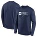 Men's Nike Navy Chicago White Sox Authentic Collection Performance Long Sleeve T-Shirt
