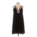 Dina Be Casual Dress - Shift: Black Dresses - Women's Size Small