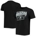 Men's Junk Food Black Las Vegas Raiders Throwback T-Shirt