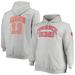 Men's Mitchell & Ness Steve Nash Heathered Gray Phoenix Suns Big Tall Name Number Pullover Hoodie