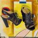 Coach Shoes | Coach Moreen Heels Black Platform Leather Women Shoes Size 8 B | Color: Black | Size: 8