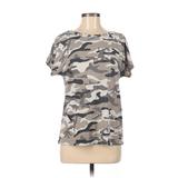 Retro-ology Short Sleeve T-Shirt: Black Camo Tops - Women's Size Medium