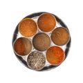 Spice Kitchen World Spice Blends & BBQ Rubs Premium Spice Collection, Spice Storage Tin with 9 Spices, the chef's companion for cooking a variety of world dishes and cuisine