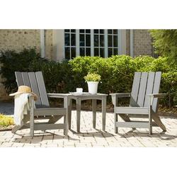 Ahumada Outdoor Chair w/ End Table Wood in Brown/Gray Laurel Foundry Modern Farmhouse® | Wayfair FF0EDA26E4424CE6844AC6C99E3F31C3