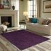 Indigo 0.4 in Area Rug - Ebern Designs Solid Color Area Rug Purple Polyester | 0.4 D in | Wayfair 7DB13F824E7C47BF8EF3BDC80CC7300A