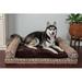 FurHaven Southwest Kilim Orthopedic Sofa Dog Bed Memory Foam/Metal in Brown | 8 H x 40 W x 32 D in | Wayfair 65536261