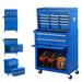 WFX Utility™ Audubon 24" W 8 Drawer Bottom Rollaway Chest Steel in Blue/Navy | 42.9 H x 24.4 W x 13 D in | Wayfair EBB12575E98345CC8C2318FC0CA0ED46