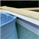 Liner 75/100 compatible piscine Blooma - Couleur liner: Gris clair - Dimensions piscine: Lunda 4,12