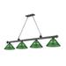 Z-Lite Cordon 81 Inch Billiard Light - 2306-4BP-ARG