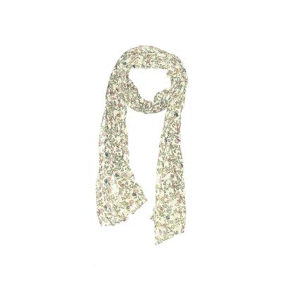 Woman Within Scarf: White Floral Accessories