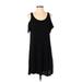 Forever 21 Casual Dress - Shift: Black Solid Dresses - Women's Size X-Small