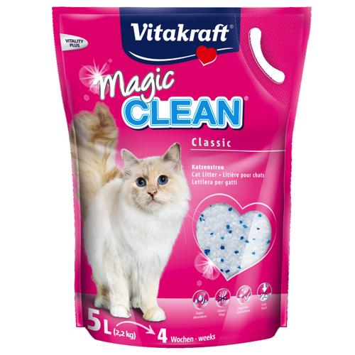 3x5l Magic Clean Silikatstreu Vitakraft Katzenstreu
