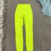 Lululemon Athletica Other | Lululemon “Wunder Under High- Rise Tight “28”. | Color: Yellow | Size: Size 0 In Lululemon