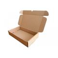 Boxes2u Brown Small Parcel Postal Boxes - 236 x 196 x 47mm (9.3" x 7.7" x 1.85") Die Cut Cardboard Mailing Box with Folding Lid and Self-Lock Tuck-in Flap (100)