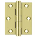 Deltana 3" H x 2.5" W Solid Brass Screen Door Door Hinge in Yellow | 3 H x 2.5 W x 0.125 D in | Wayfair DSB3025U3