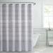 French Connection Striped 13 Piece Shower Curtain Set + Hooks Cotton Blend in Gray | 72 H x 72 W in | Wayfair FCC014949
