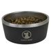 Lucky Dog Indulge Bowl Metal/Stainless Steel (easy to clean) in Black/Brown | 4 H x 9.21 W x 9.21 D in | Wayfair SSBIC-UR0110