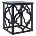 Mistana™ Frame End Table Wood in Black | 23 H x 18.75 W x 18.75 D in | Wayfair 2084CFED6886471E8E8C1DF1BB41ACB2