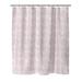 Wade Logan® Delphina Geometric Single Shower Curtain Polyester in Pink/Gray | 72 H x 70 W in | Wayfair F08720A5EF9E4B719FED64D571157A2A