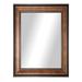 Lark Manor™ Ukiah Traditional Wall Mirror, Copper in Black | 41.75 H x 35.75 W x 2.5 D in | Wayfair 1C050CBBBC144D2296569D84CE4C39E8