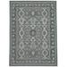 White 24 x 0.08 in Area Rug - Langley Street® Dife Oriental Light Gray/Indoor/Outdoor Area Rug Polyester | 24 W x 0.08 D in | Wayfair