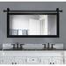 Neace Wall Mirror in Black Laurel Foundry Modern Farmhouse® | 30.5 H x 56 W x 0.75 D in | Wayfair D9FDDCF85D0A4194B618C96D3644511C