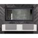 Neace Rayne Bathroom/Vanity Mirror, Wood in Gray/Black Laurel Foundry Modern Farmhouse® | 30.5 H x 57.5 W x 0.75 D in | Wayfair