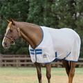 SmartPak Classic Fly Sheet - 84 - Silver w/ Navy Trim - Smartpak