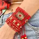 Go2boho – ensemble de Bracelets œil grec rouge mauvais œil pour femmes bijoux Miyuki tissés à la