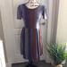 Lularoe Dresses | Lularoe Amelia Dress. Nwot | Color: Gray/Purple | Size: M